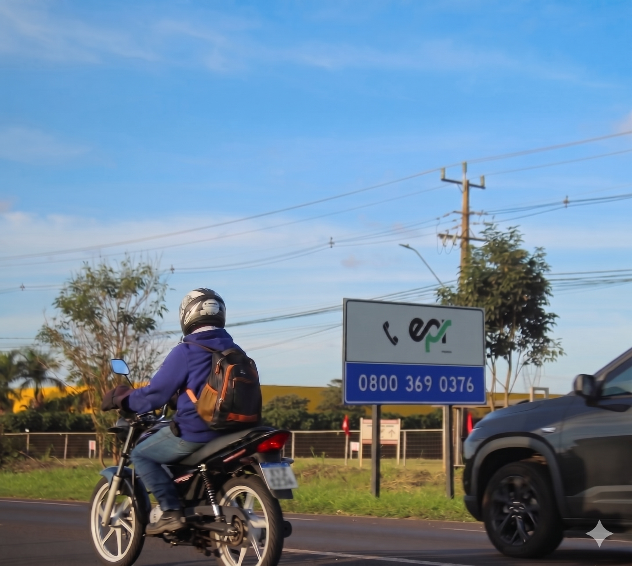 EPR Paraná intensifica ações do Maio Amarelo com foco na segurança de motociclistas