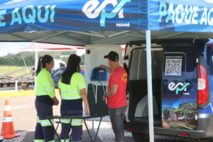Unidades itinerantes da EPR Paraná facilitam pagamento da tarifa do pedágio; veja programação semanal 