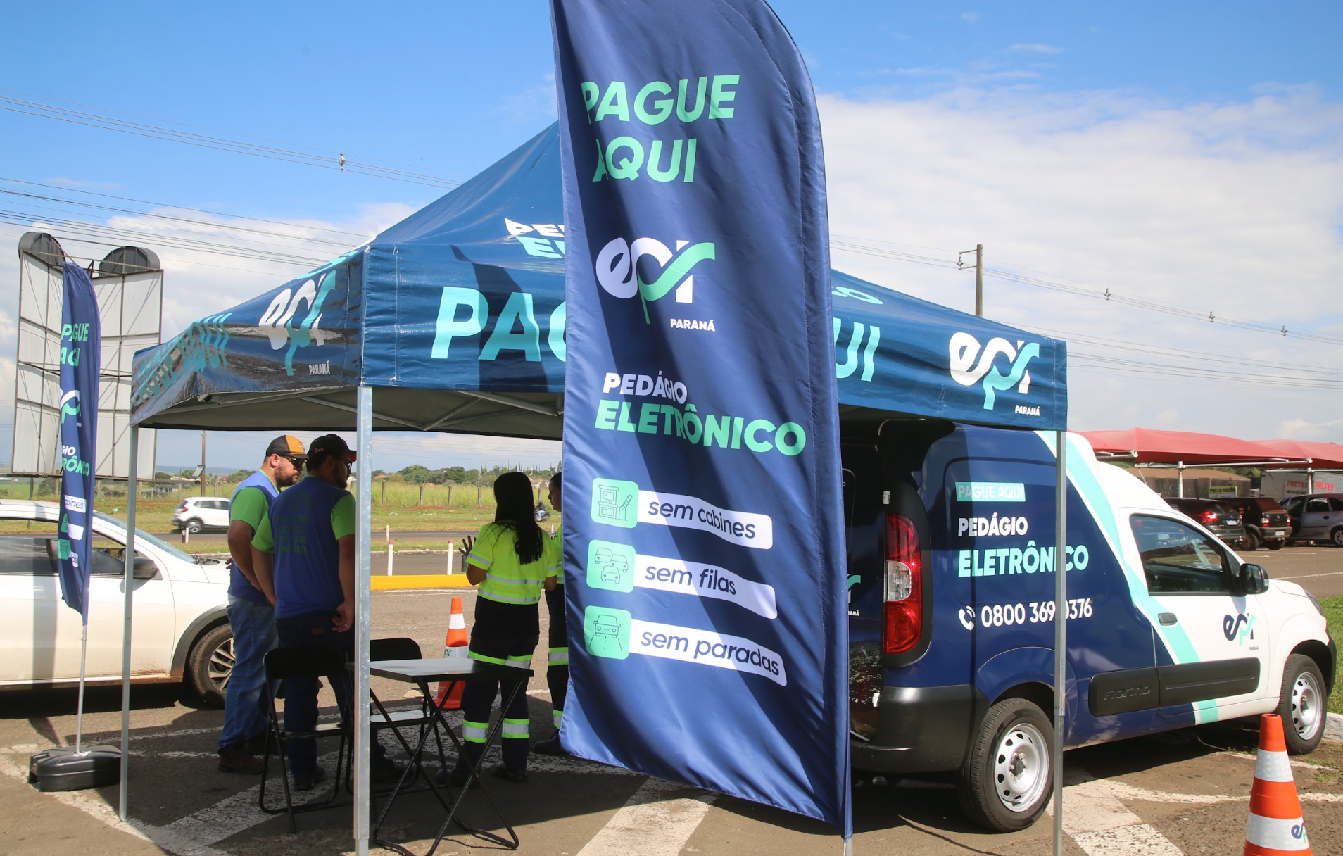 Unidades itinerantes da EPR Paraná seguem com programação semanal para auxiliar usuários nas rodovias